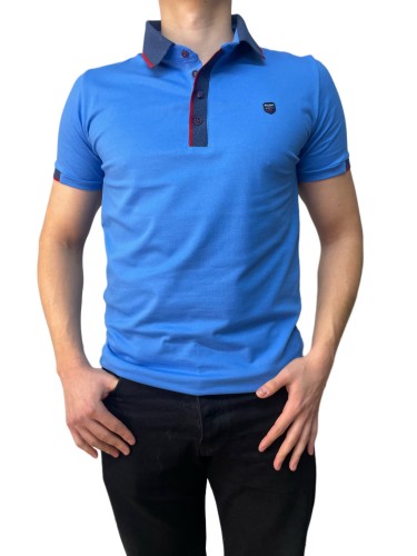Koszulka polo lacosta kołnierz niebieski.jpeg