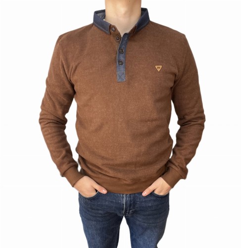 Bluza kan polo kołnierz ceglasty.jpeg