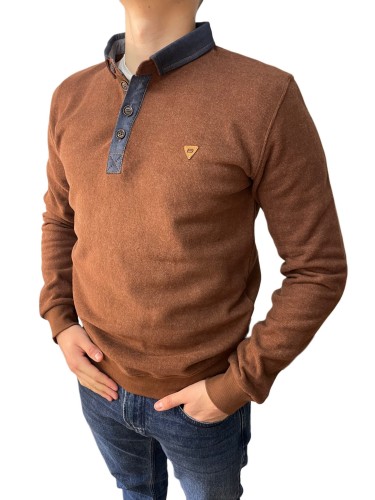 Bluza kan polo kołnierz ceglasty.jpeg
