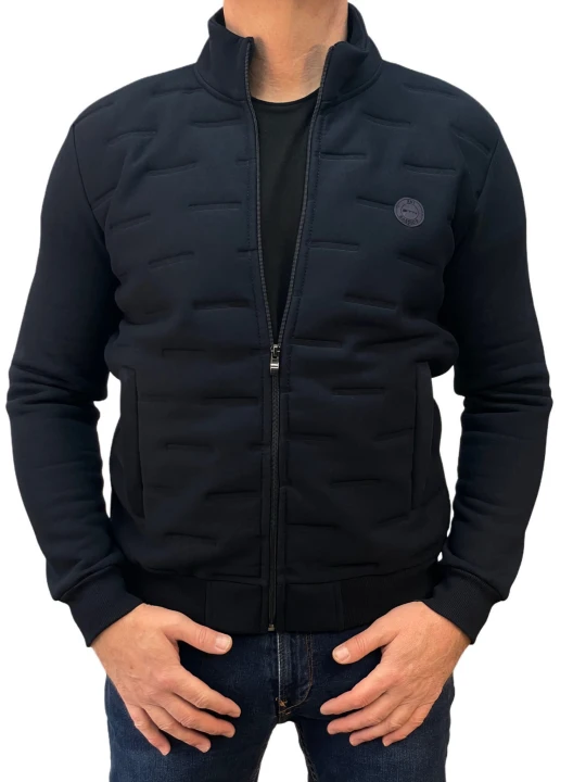 Bluza pikowana rozpinana granat.jpeg