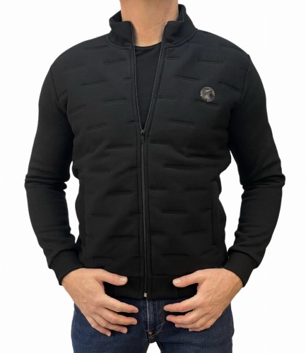 Bluza pikowana rozpinana czarna.jpeg