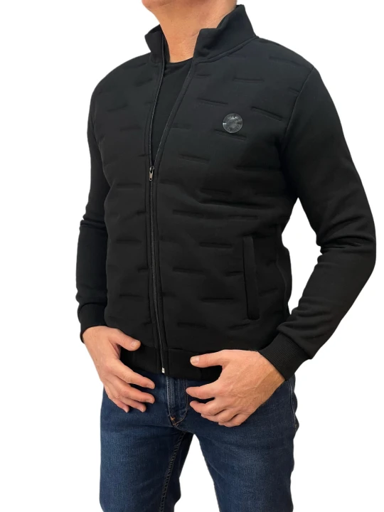 Bluza pikowana rozpinana czarna.jpeg
